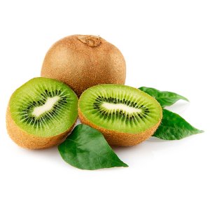 En elegant Kiwi, solmogen kiwi från Kina med naturligt utseende och känsla. Detaljerad utformning med realistiskt bladverk. 
