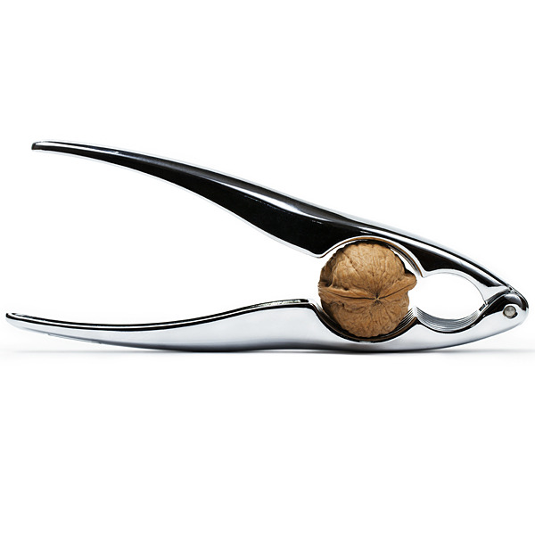 En elegant Nötknäckare, Stilren nötknäckare med naturligt utseende och känsla. Detaljerad utformning med realistiskt bladverk. 